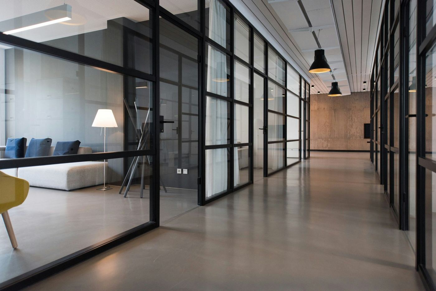 Professional office environment for confidential consultations
